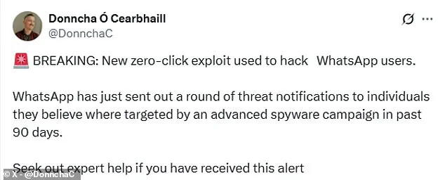 WhatsApp Vulnerability Exposes iPhone Users to Cyber Threats, Urging Immediate App Update