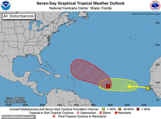 High Risk of Cyclone Formation: Invest AL92 Moves West with 90% Chance of Becoming a Storm, Raising Concerns for Coastal Communities