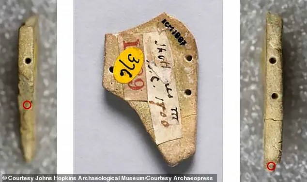 Ancient Necklace Fragment Depicting King Tutankhamun Unveiling Rituals Shaping Power Dynamics in Ancient Egypt