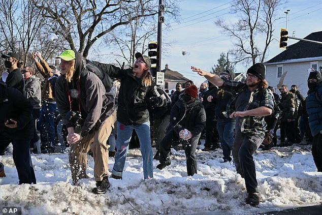 Protesters in Minneapolis Burn American Flag Following ICE Agent's Shooting
