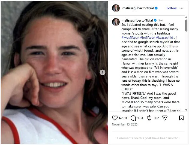 Echoes of Melissa Gilbert's Child Stardom Amid Husband's Arrest for Alleged Set Misconduct