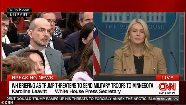 White House Press Secretary Leavitt Erupts in Personal Attack Against Journalist Over ICE Shooting and Custody Death Statistics