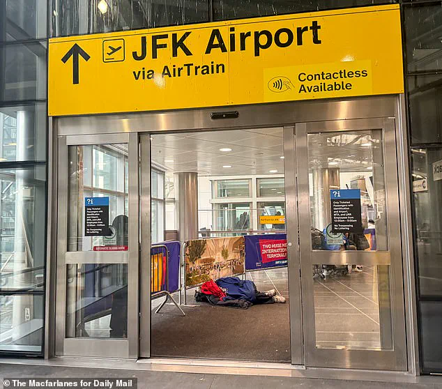 A Stark Welcome: Homelessness at JFK Airport Shocks International Travelers, 'It's a harsh reality you can't ignore,' says one visitor