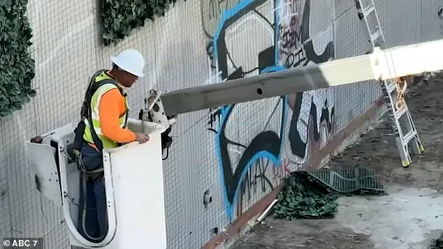 Anti-Graffiti Initiative's Artificial Ivy Wall in LA Defaced Within Hours of Installation
