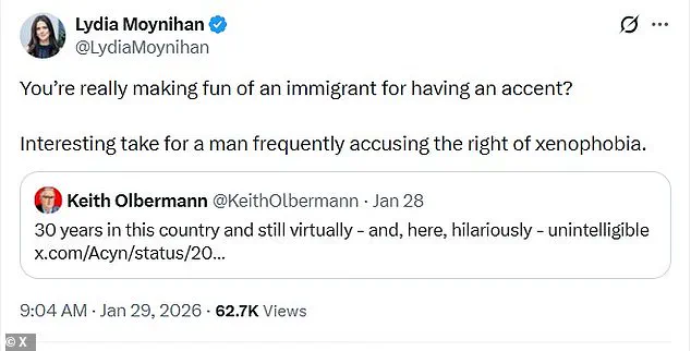 Keith Olbermann Criticizes Melania Trump's English in Response to Her Defense of President Trump as a 'Unifier'
