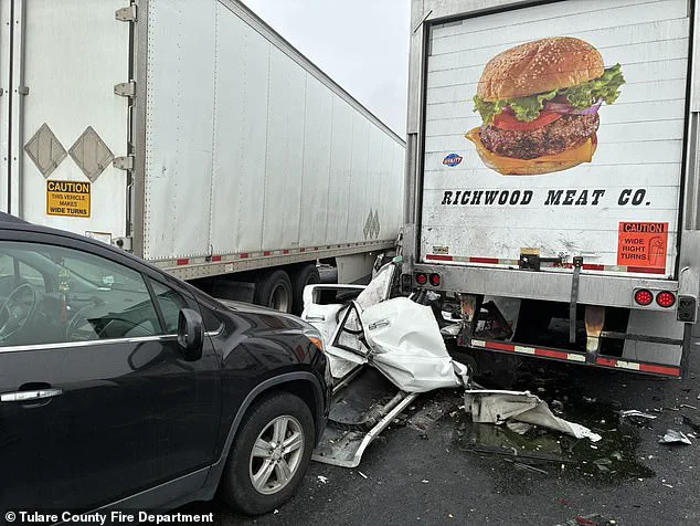 Massive Chain-Reaction Crash Triggers Worst Pileup in Years on California Highway 99 Due to Dense Fog