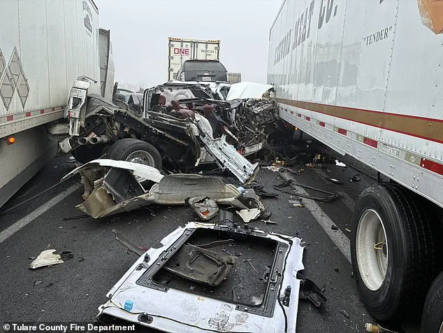 Massive Chain-Reaction Crash Triggers Worst Pileup in Years on California Highway 99 Due to Dense Fog