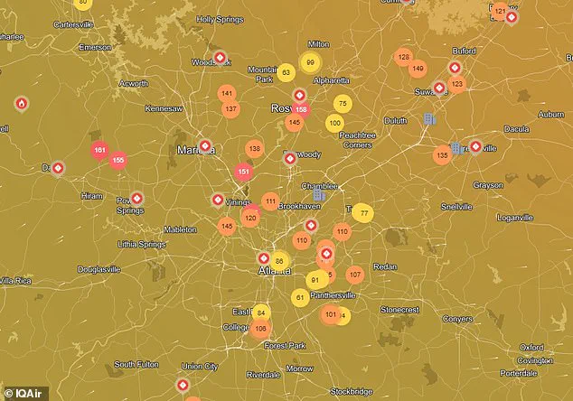 Deadly Haze Forces Thousands Indoors as PM2.5 Levels Surge 12.5 Times Safety Thresholds in Daytona Beach and Atlanta, EPA Warns