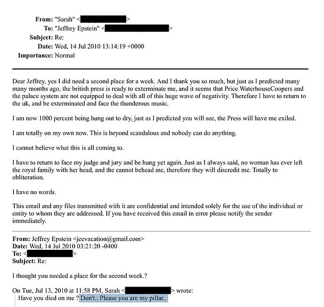 Sarah Ferguson's Harrowing Emails Reveal Royal Family Betrayal in Epstein Files Scandal