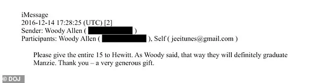 Newly Released Files Reveal Jeffrey Epstein's $15,000 Donation to Woody Allen's Adopted Daughter's Private School