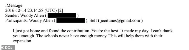 Newly Released Files Reveal Jeffrey Epstein's $15,000 Donation to Woody Allen's Adopted Daughter's Private School