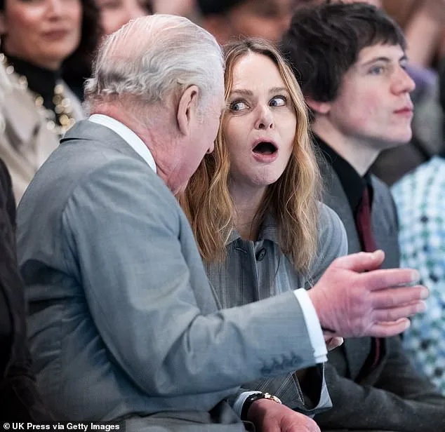 King Charles Laughs with Stella McCartney as Andrew Mountbatten-Windsor is Arrested
