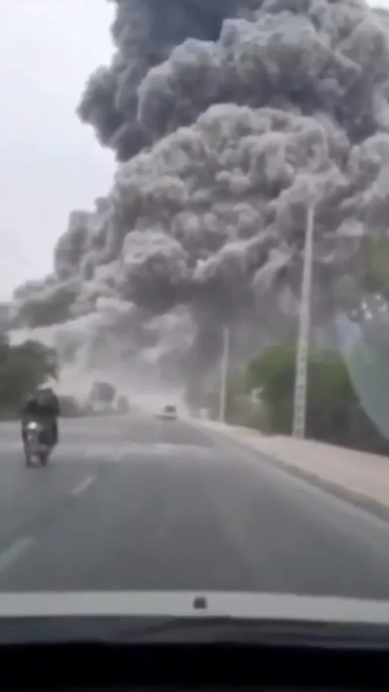 Massive Explosion Lights Up Iranian Sky as U.S. and Israeli Missiles Strike Key Ammunition Depot