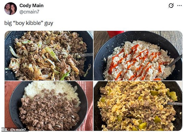 Experts warn 'boy kibble' diet trend poses deadly food poisoning risk.