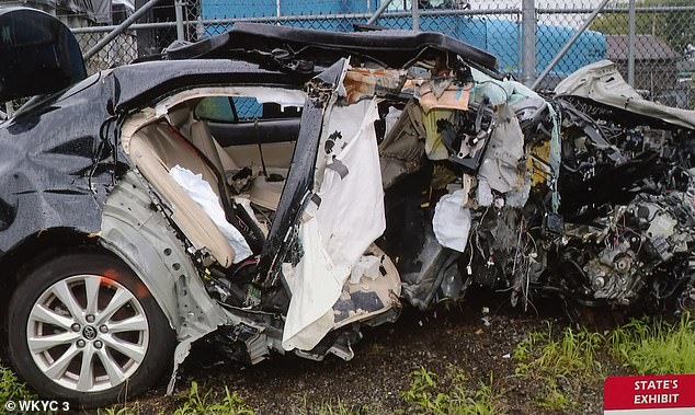 Teen driver sentenced to prison for deliberate 100 mph rampage killing two men.