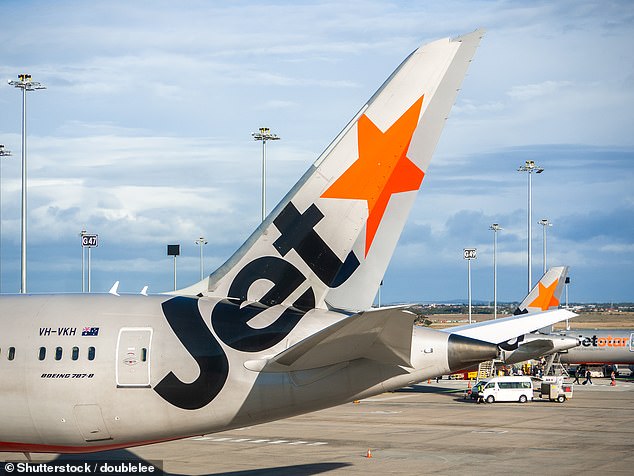 Jetstar removes Brisbane influencer for appearing unfit after recent cosmetic surgery.