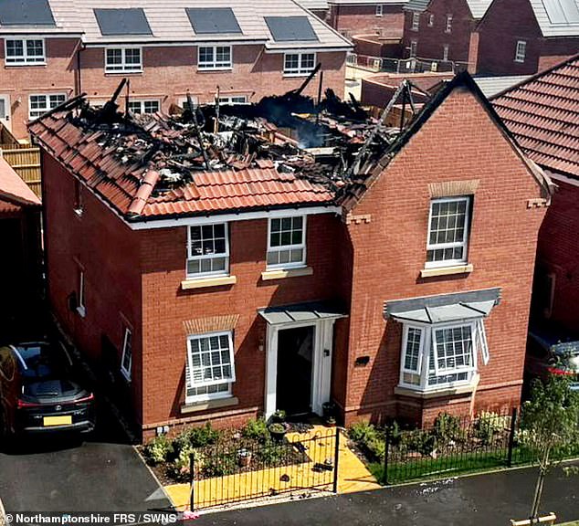 Explosion on new home's solar panels leaves family safe but sparks safety fears.