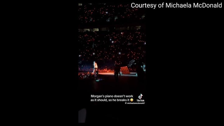 Morgan Wallen Frustratedly Overturns Piano During Denver Concert